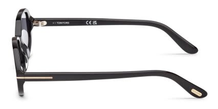 Tom Ford FT1364 Black, Gray glasses - Black / Gray - Side View
