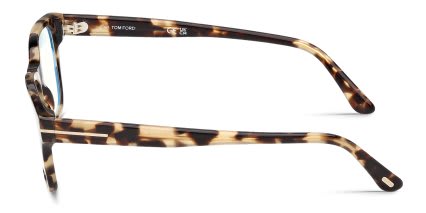 Tom Ford FT6120-B Tortoise glasses - Tortoise - Side View