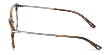 Tom Ford FT6124-B Tortoise glasses - Tortoise - Side View