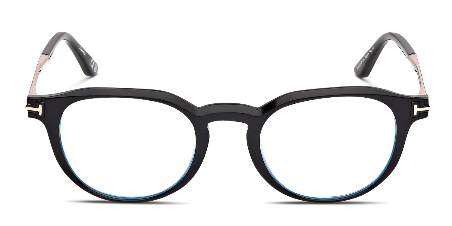 Tom Ford FT6125-B Black glasses - Black - Frontal View