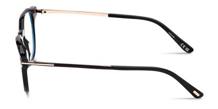 Tom Ford FT6125-B Black glasses - Black - Side View