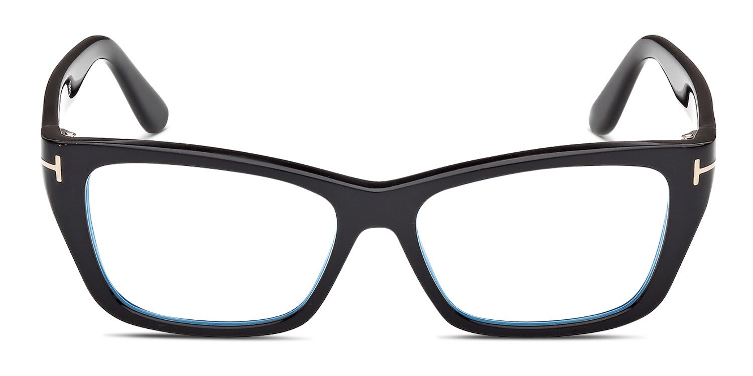 Tom Ford FT6132-B Black glasses - Black - Frontal View