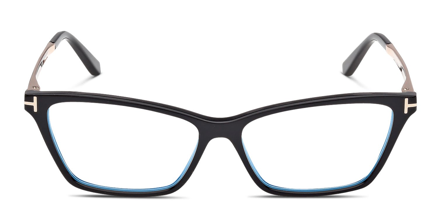 Tom Ford FT6135-B Black glasses - Black - Frontal View