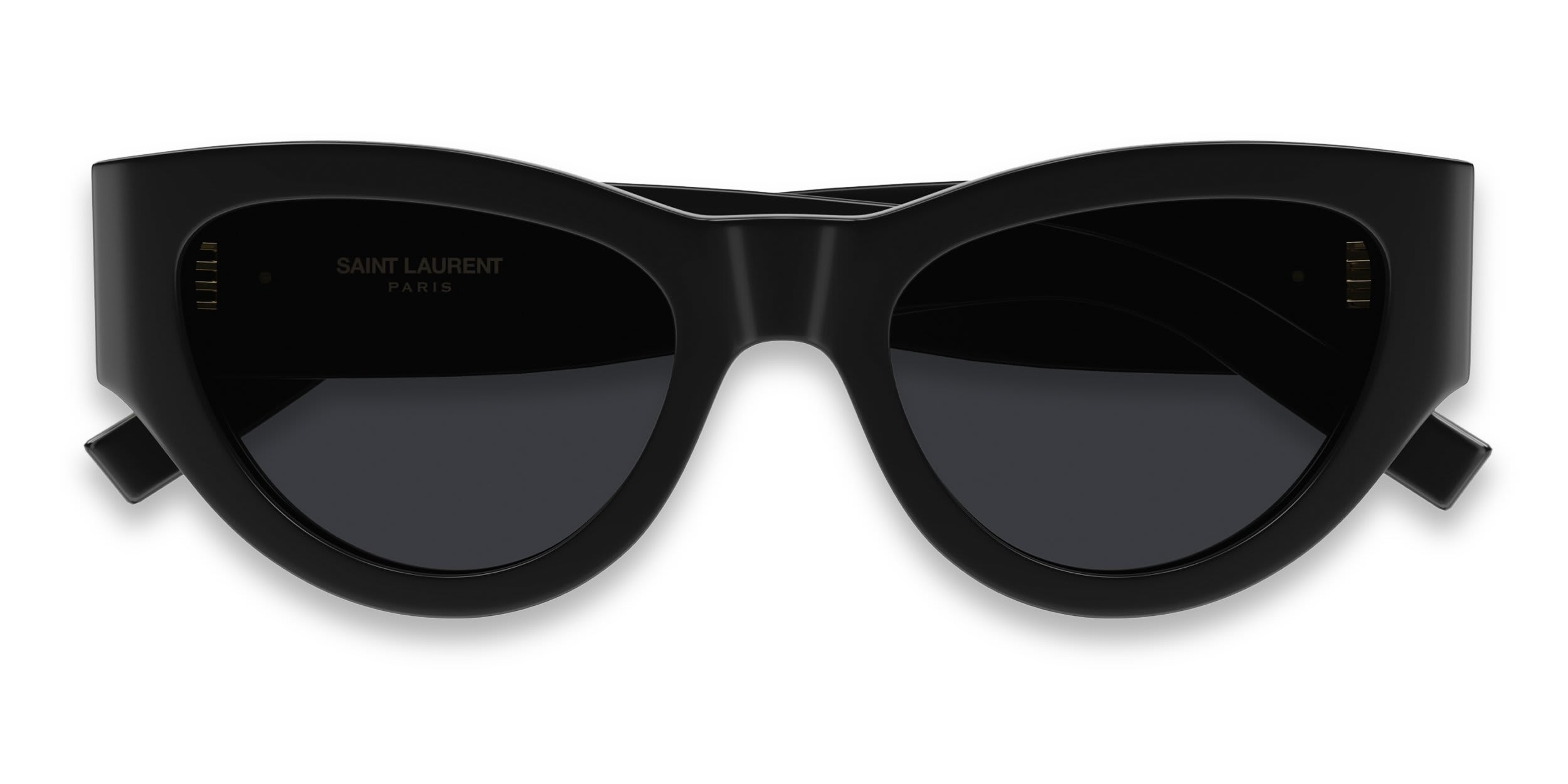 Saint Laurent SLM94 Black, Gray glasses - Black / Gray - Frontal View
