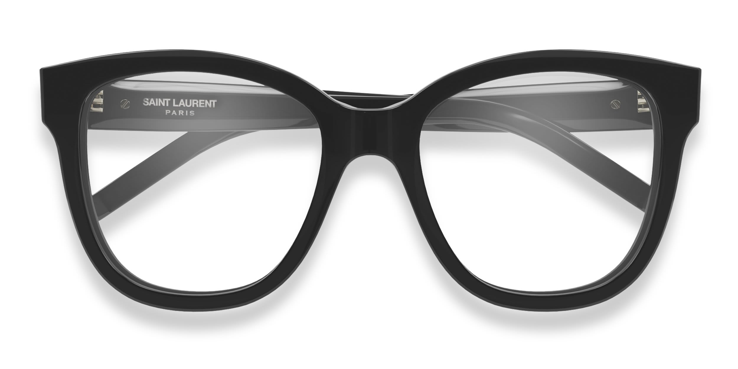 Saint Laurent SLM97 Black glasses - Black - Frontal View