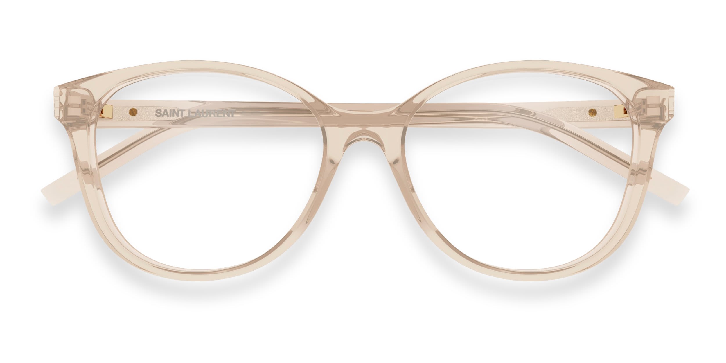 Saint Laurent SLM112 Beige glasses - Beige - Frontal View