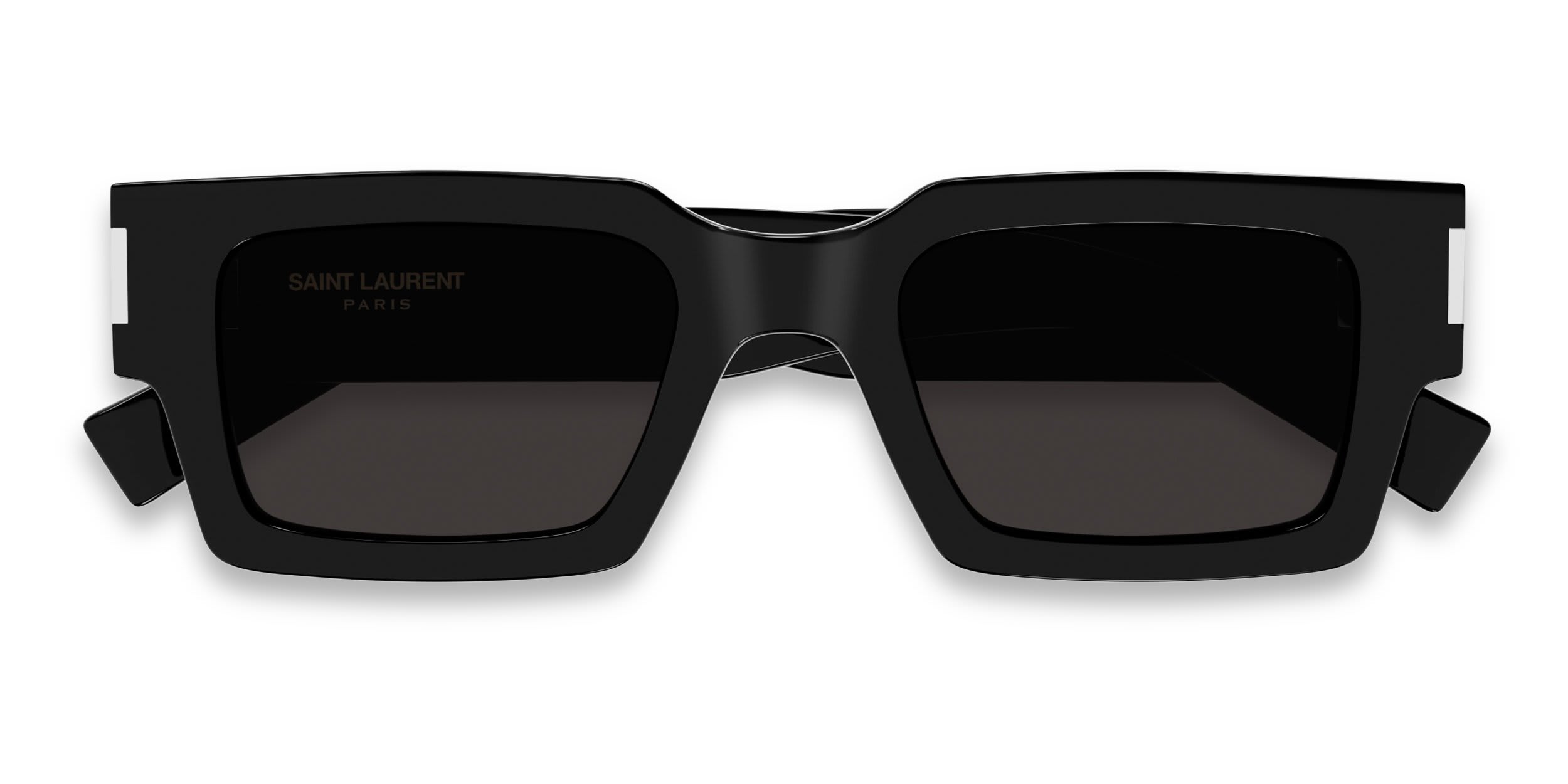 Saint Laurent SL572 Black, Gray glasses - Black / Gray - Frontal View