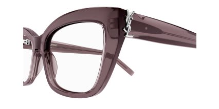Saint Laurent SLM117 Brown glasses - Brown - Side View