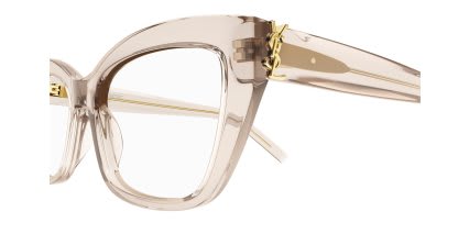 Saint Laurent SLM117 Beige glasses - Beige - Side View