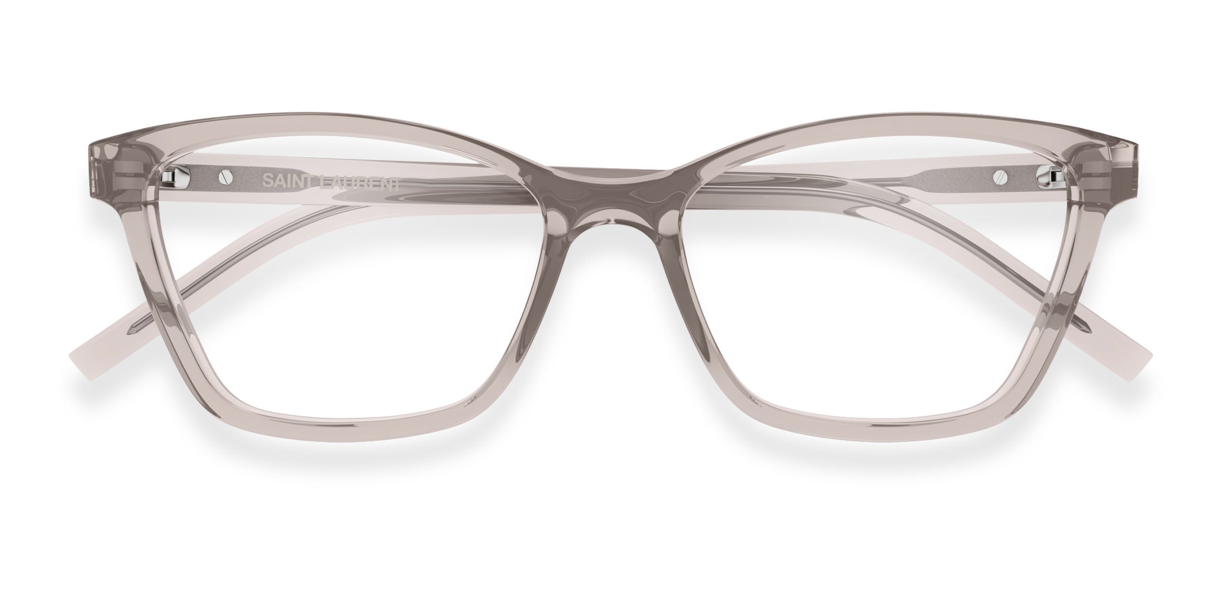 Saint Laurent SLM128 Beige glasses - Beige - Frontal View