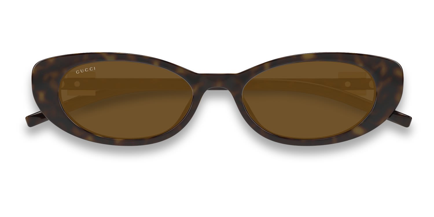 Gucci GG1680S Tortoise glasses - Tortoise - Frontal View