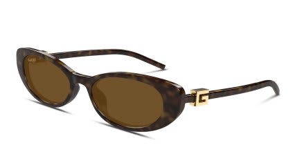 Gucci GG1680S Tortoise glasses - Tortoise - Angle View