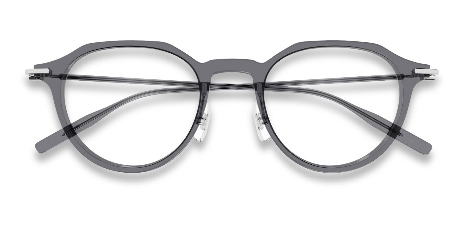 Mont Blanc MB0355O Gray glasses - Gray - Frontal View