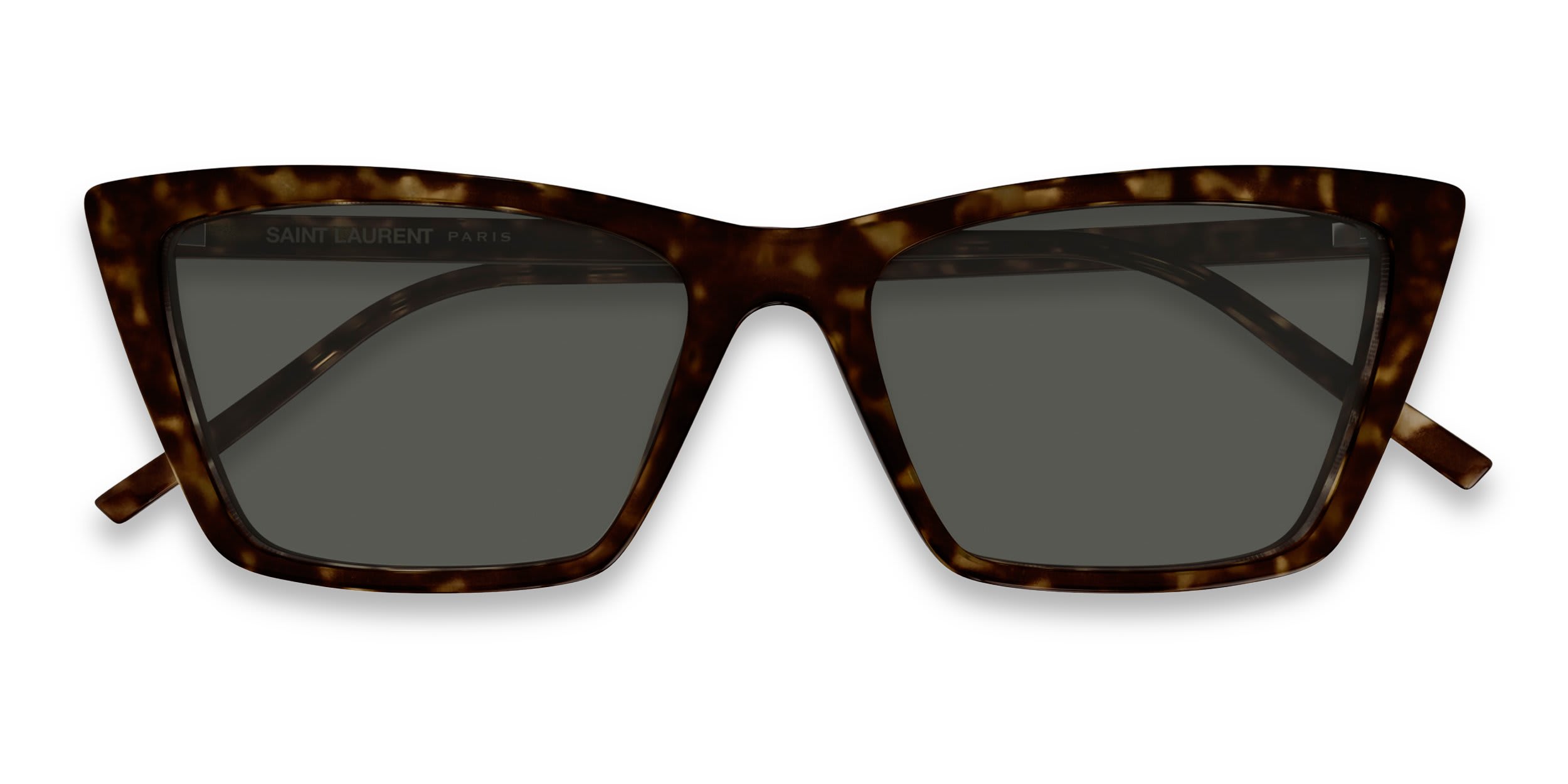 Saint Laurent SL737 Tortoise, Gray glasses - Tortoise / Gray - Frontal View