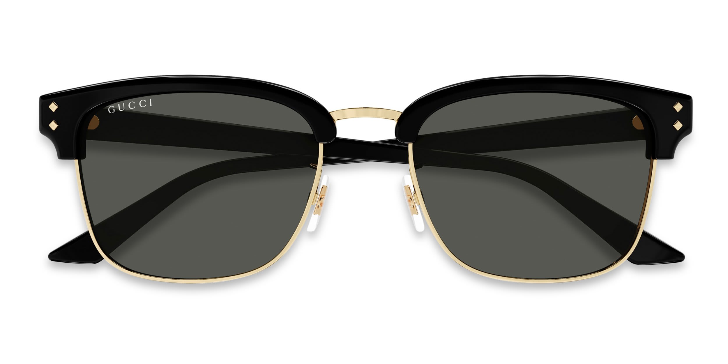 Gucci GG1897SK Black, Gold glasses - Black / Gold - Frontal View
