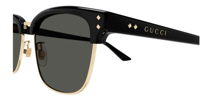 Gucci GG1897SK Black, Gold glasses - Black / Gold - Side View