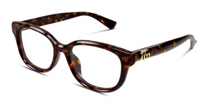 Gucci GG1833OK Brown, Tortoise glasses - Brown / Tortoise - Angle View
