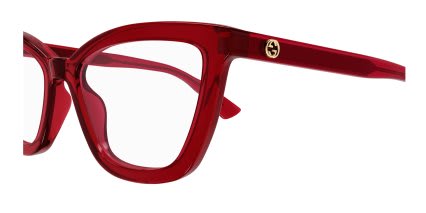 Gucci GG1686O Red glasses - Red - Side View