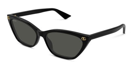 Gucci GG1815S Shiny Black glasses - Shiny Black - Angle View
