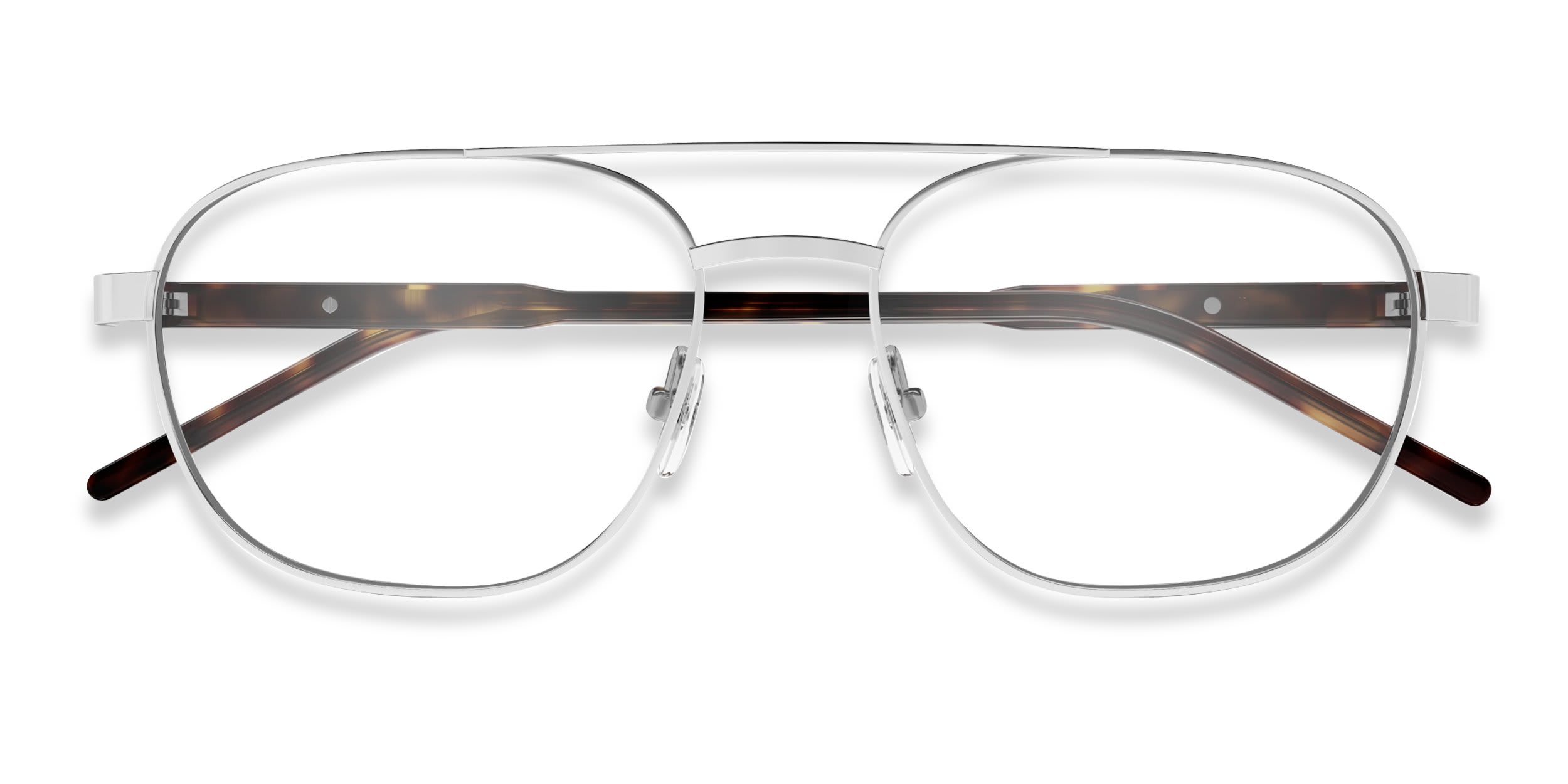 Gucci GG1800O Silver glasses - Silver - Frontal View