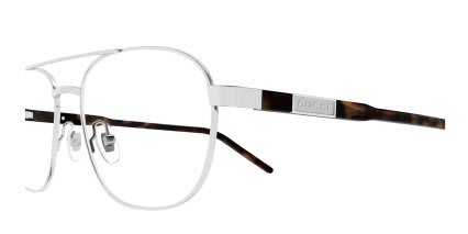 Gucci GG1800O Silver glasses - Silver - Side View
