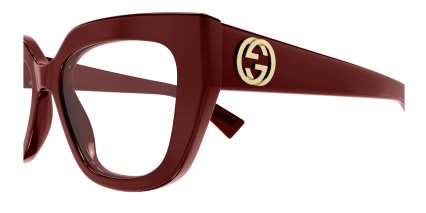 Gucci GG1847O Red glasses - Red - Side View