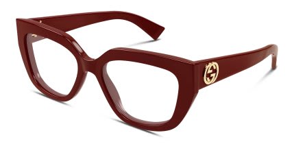 Gucci GG1847O Red glasses - Red - Angle View
