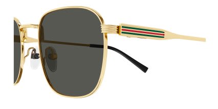 Gucci GG1876S Gold glasses - Gold - Side View