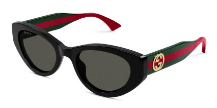 Gucci GG1862S Shiny Black glasses - Shiny Black - Angle View
