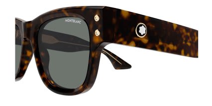 Mont Blanc MB0381S Tortoise glasses - Tortoise - Side View