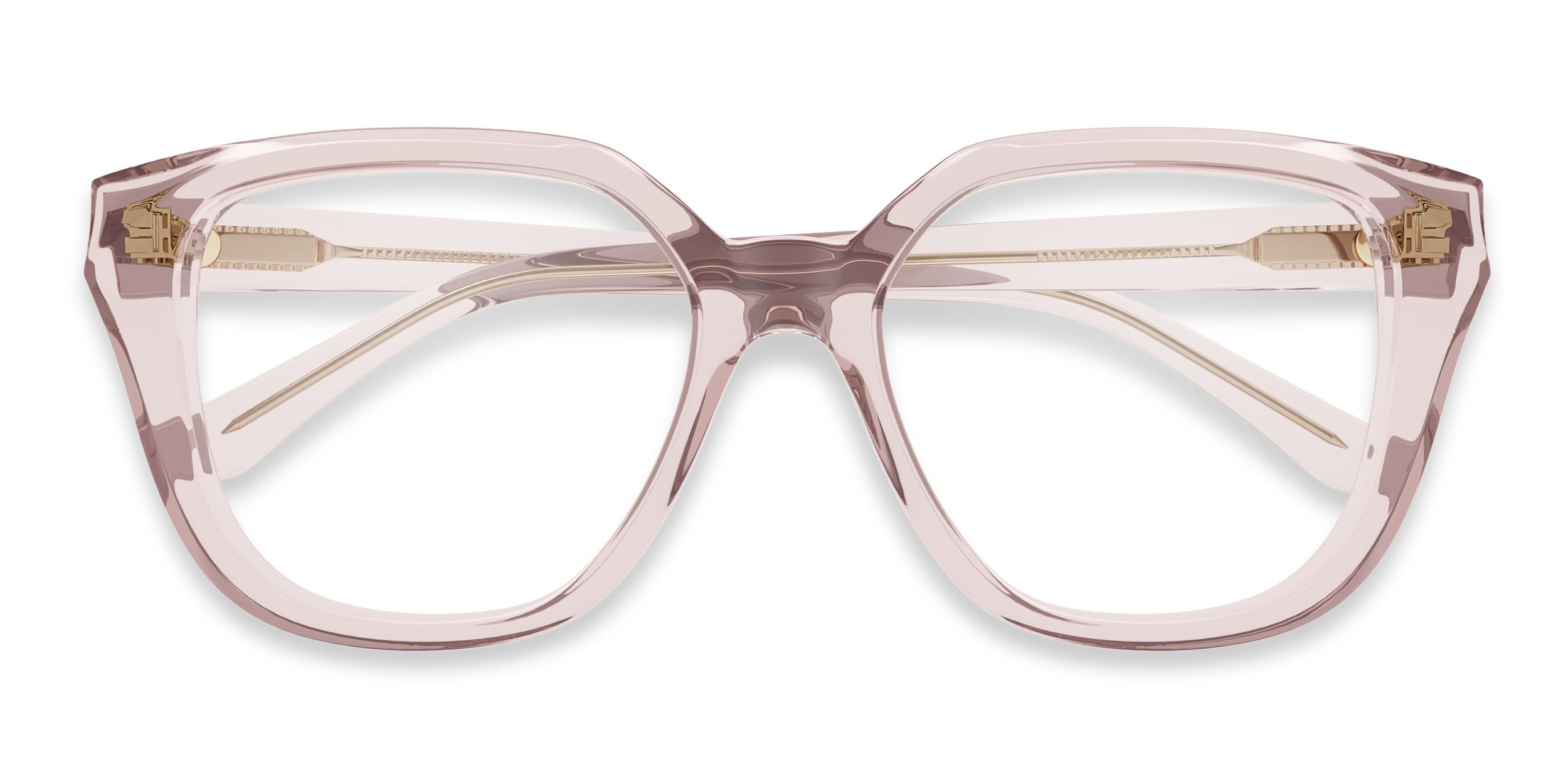 Chloe CH0293O Pink, Clear glasses - Pink - Frontal View