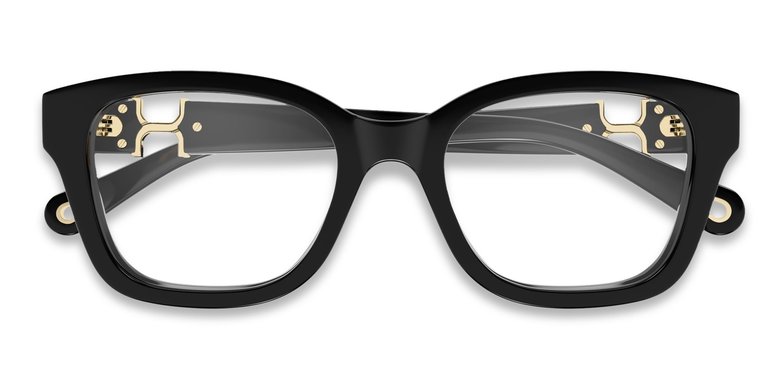 Chloe CH0305O Shiny Black glasses - Shiny Black - Frontal View
