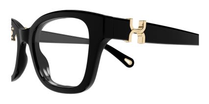 Chloe CH0305O Shiny Black glasses - Shiny Black - Side View