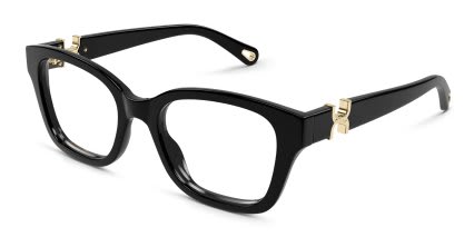Chloe CH0305O Shiny Black glasses - Shiny Black - Angle View