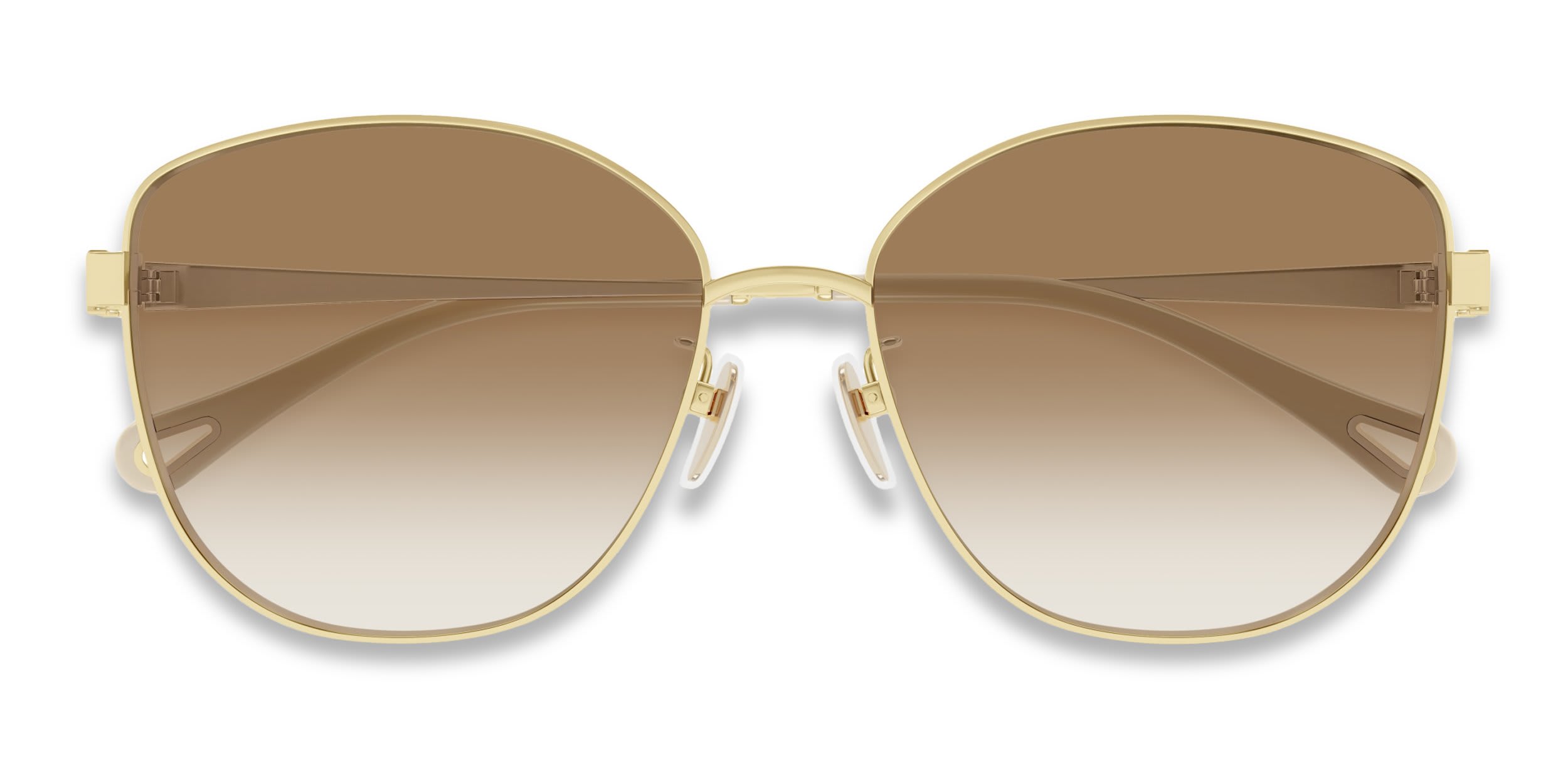 Chloe CH0306SK Gold, Brown glasses - Gold / Brown - Frontal View
