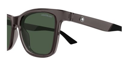 Mont Blanc MB0399S Gray glasses - Gray - Side View