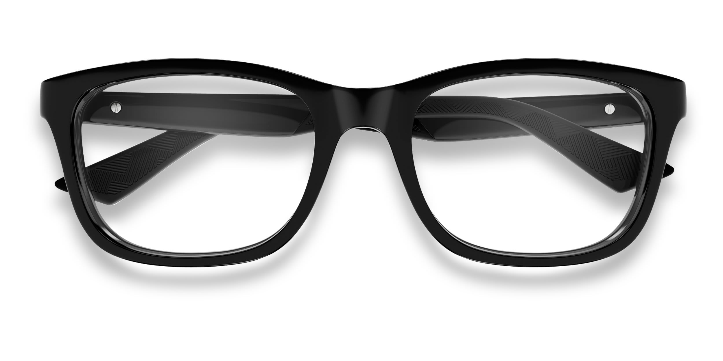 Mont Blanc MB0401O Shiny Black glasses - Shiny Black - Frontal View