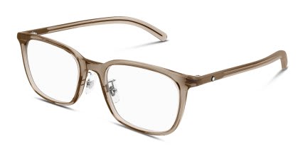 Mont Blanc MB0418OJ Brown glasses - Brown - Angle View