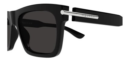 Alexander McQueen AM0495S Shiny Black glasses - Shiny Black - Side View