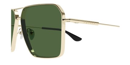 Alexander McQueen AM0500S Gold glasses - Gold - Side View