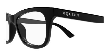 Alexander McQueen AM0515O Shiny Black glasses - Shiny Black - Side View