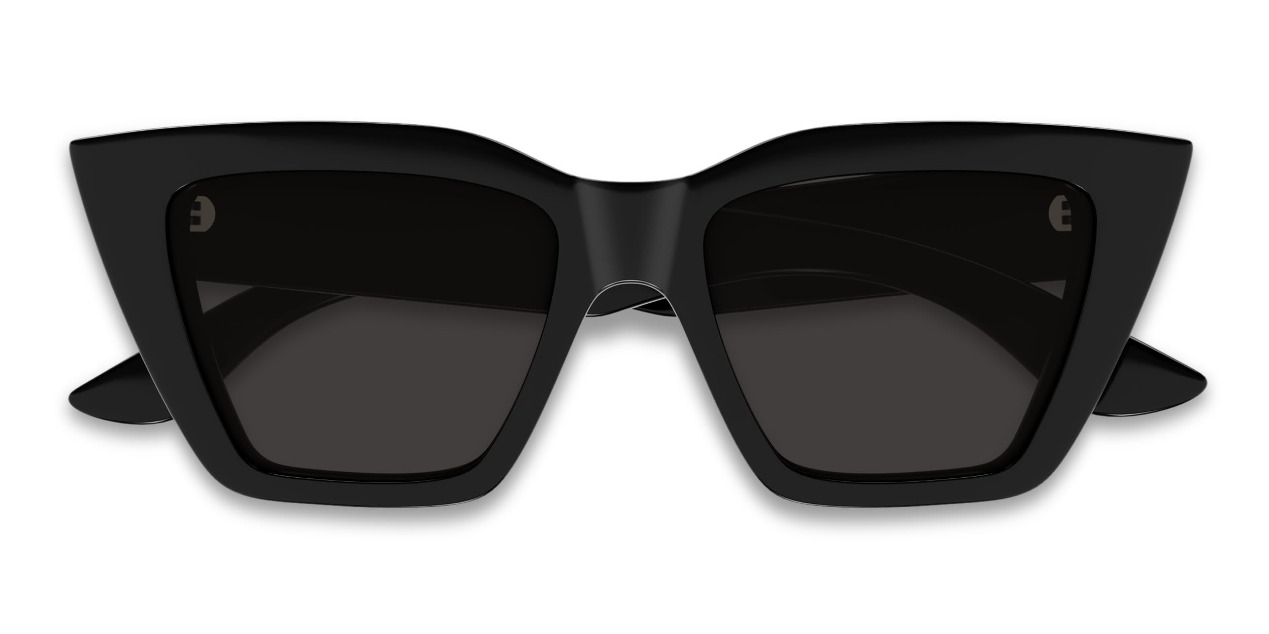 Alexander McQueen AM0507S Shiny Black glasses - Shiny Black - Frontal View