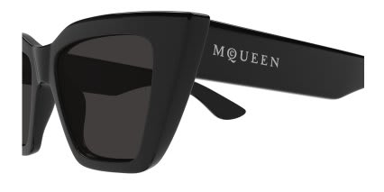 Alexander McQueen AM0507S Shiny Black glasses - Shiny Black - Side View