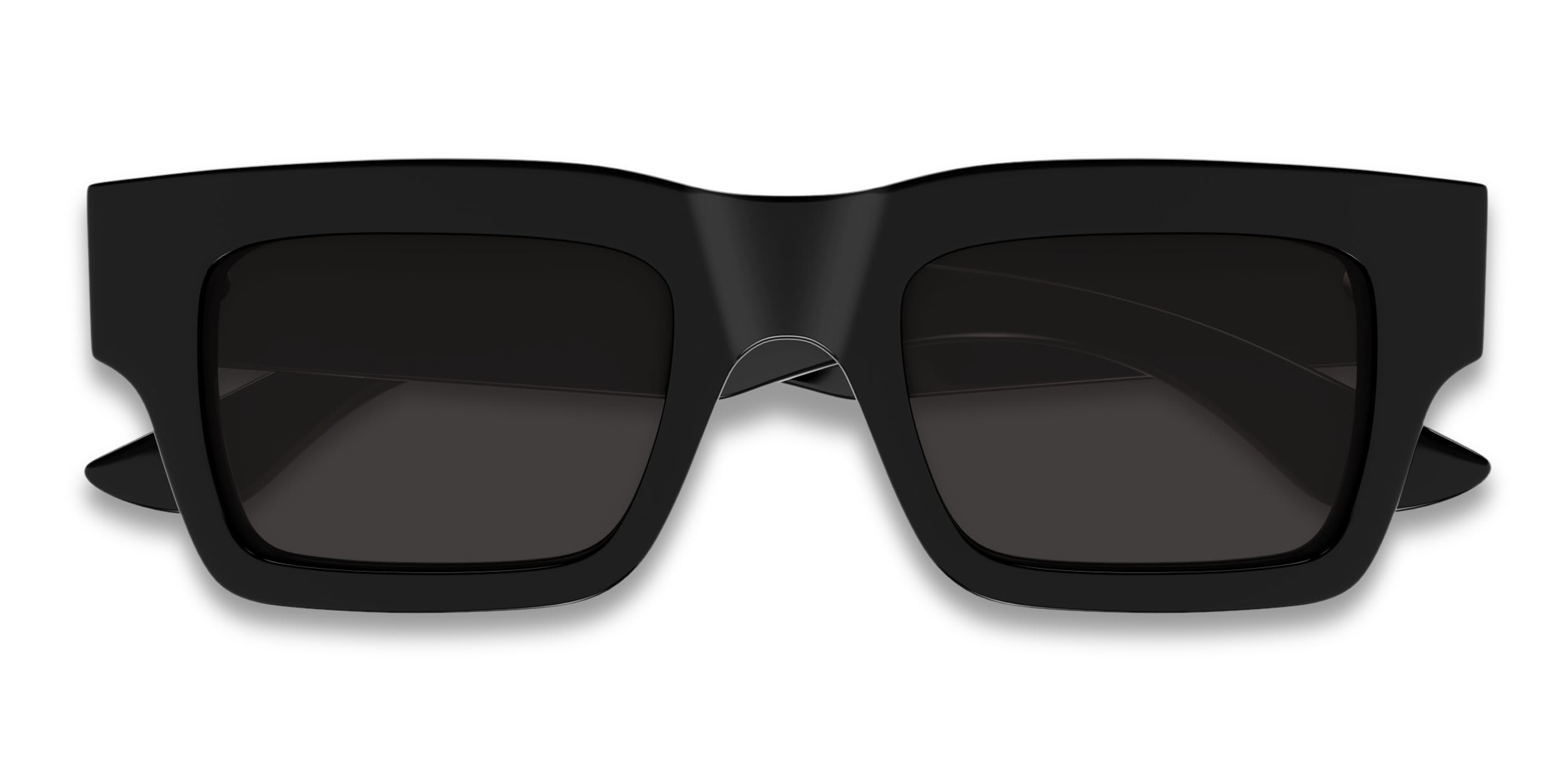 Alexander McQueen AM0508S Shiny Black glasses - Shiny Black - Frontal View