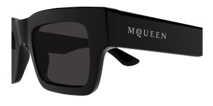 Alexander McQueen AM0508S Shiny Black glasses - Shiny Black - Side View