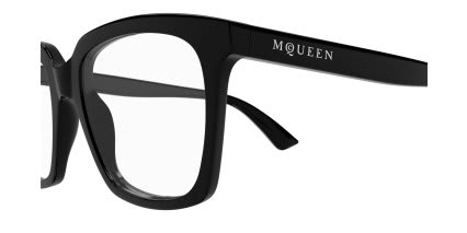Alexander McQueen AM0513O Shiny Black glasses - Shiny Black - Side View