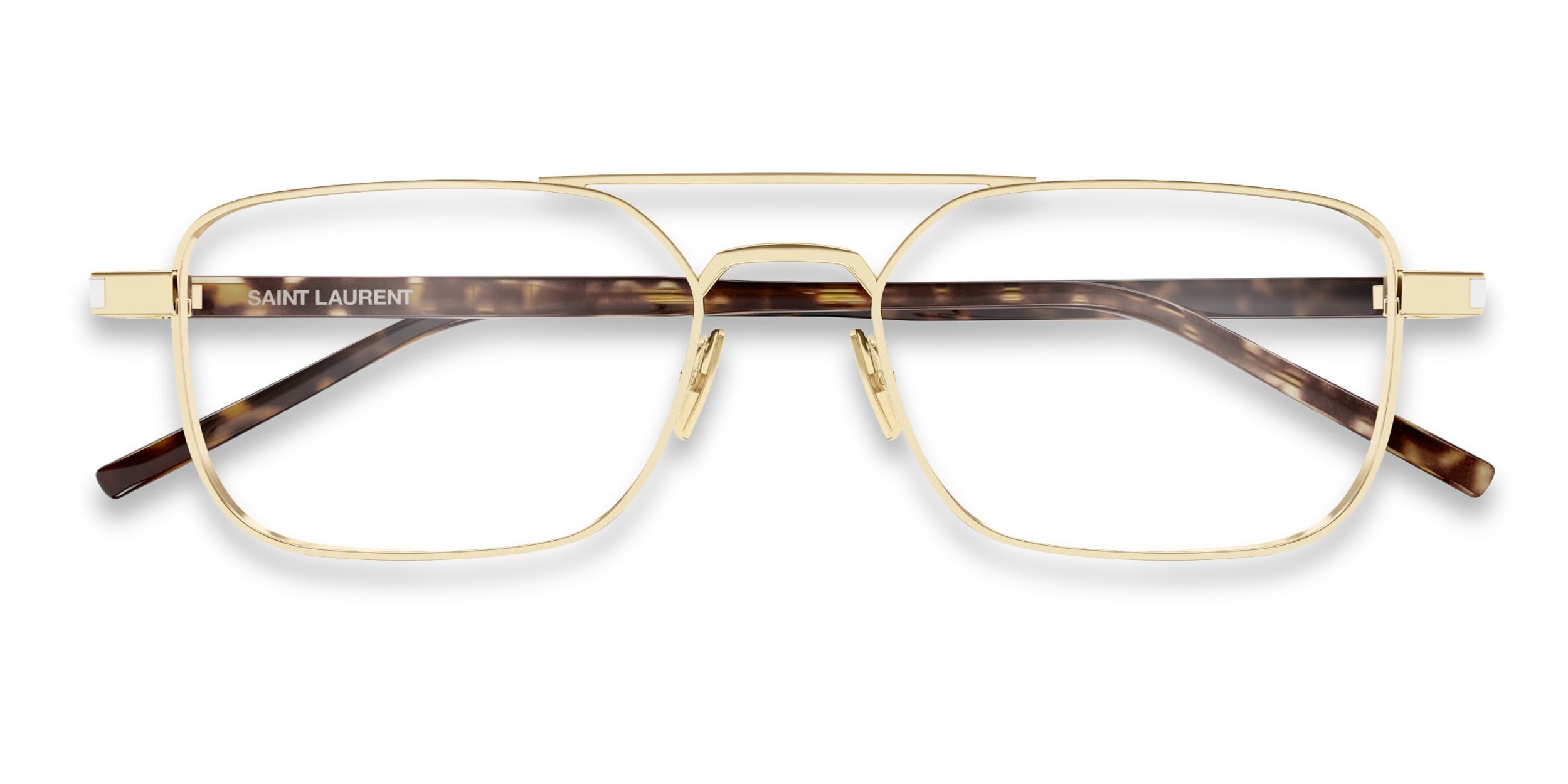 Saint Laurent SL780 Gold glasses - Gold - Frontal View
