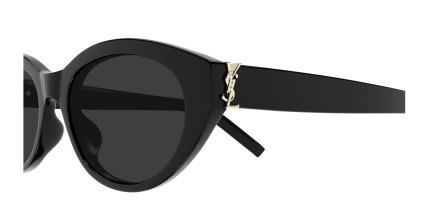 Saint Laurent SLM148 Black glasses - Black - Side View