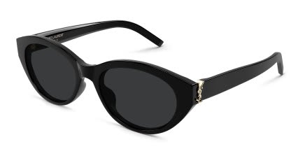 Saint Laurent SLM148 Black glasses - Black - Angle View