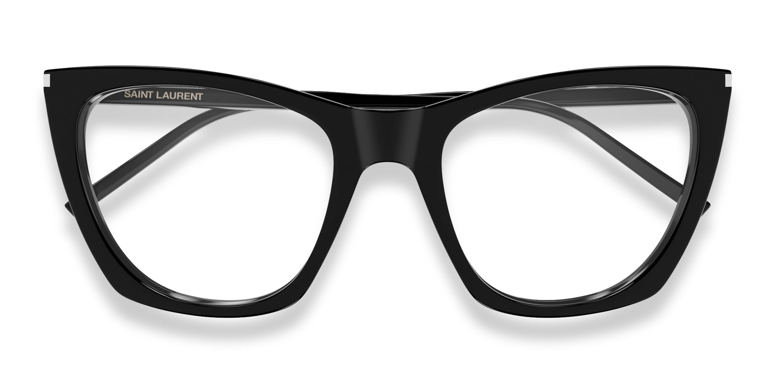 Saint Laurent SL214 Black glasses - Black - Frontal View